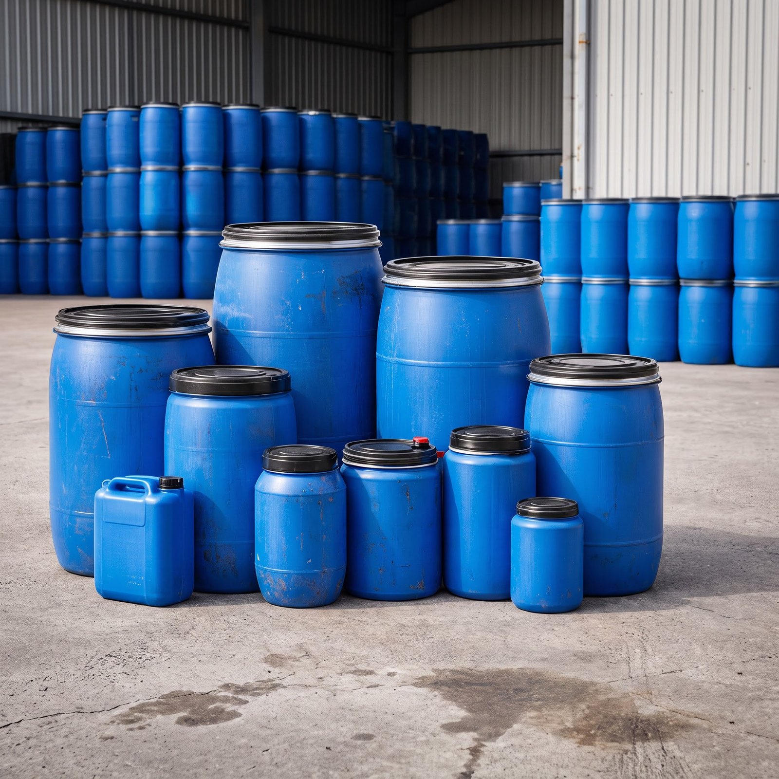 Stackable warehouse containers