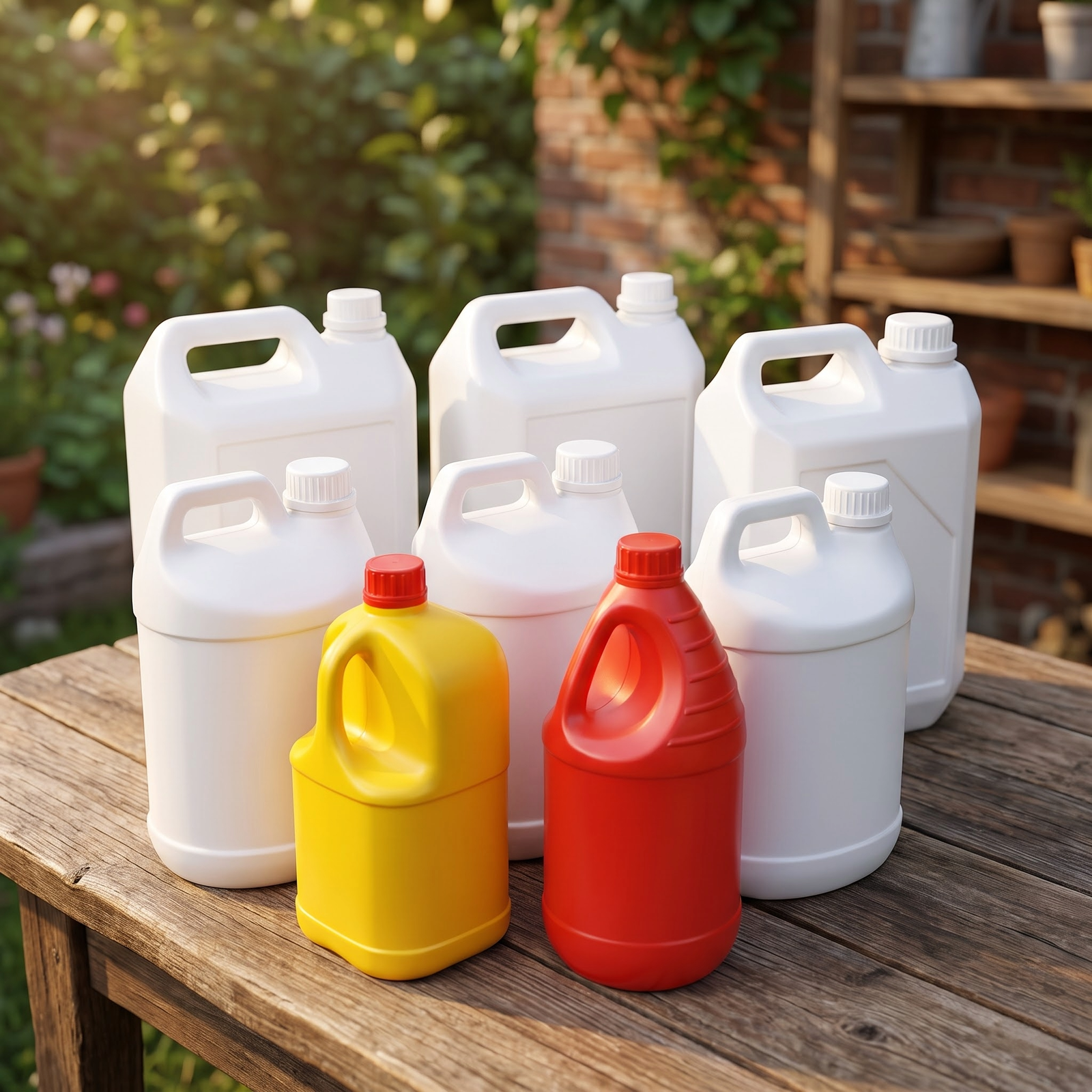 Jerrycans and Bottle 5 LTR to 1 LTR